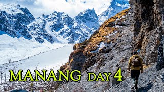 Hiking to Sacred Milarepa Cave and Bhraka Village in Nepal  Day  4 of Manang Travel [upl. by Alanna]