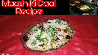 Maash Ki Daal Recipe  Bukhari Food Club [upl. by Enyehc]