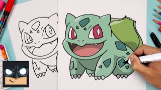 How To Draw Bulbasaur  Pokemon [upl. by Naivatco]