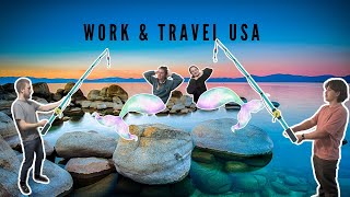 Iki kelių šūduose Undinėlių žvejyba  WORK amp TRAVEL USA’24 10 [upl. by Karlie351]