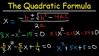 Writing Quadratic Equations In Standard Form Given The Solution [upl. by Arevle204]