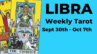 Libra Your Unwavering Vision Leads You Directly To Prosperity 💙 Sept 30th  Oct 7th WEEKLY TAROT [upl. by Yekcaj14]