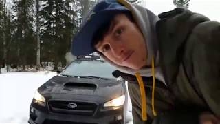 Drifting my WRX in my driveway [upl. by Nyre]