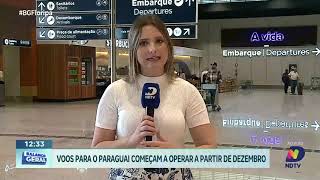 Aeroporto de Florianópolis anuncia novos voos para o Paraguai no verão [upl. by Proudlove]