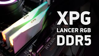 XPG Lancer RGB DDR5  Belleklere Gökkuşağı Dokunuşu [upl. by Major]