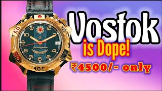 Vostok Commander gold star 539301 review  only 🔥🔥₹4500🔥🔥 [upl. by Chapa689]