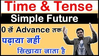 Time amp Tense Simple Future 0 से Advance तक English By Dharmendra Sir🔥🔥 [upl. by Aynotan]