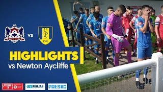 Newton Aycliffe 13 Stocksbridge Park Steels  FA Trophy Match Highlights [upl. by Leonore609]