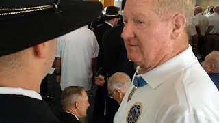 Medal of Honor recipients enter Convention Center ballroom for luncheon [upl. by Leonelle]