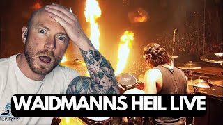 Drummer Reacts To  RAMMSTEIN  WAIDMANNS HEIL LIVE FIRST TIME HEARING [upl. by Annam]