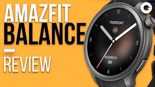 AMAZFIT BALANCE Unboxing Review  BIOIMPEDÂNCIA TELA 15quot e NOVO SISTEMA Mas vale a pena É bom [upl. by Ladnik]