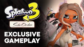 8 Minutes of SPLATOON 3 DLC  SIDE ORDER  Exclusive NEW GAMEPLAY 🐙 Nintendo Switch [upl. by Anelis]