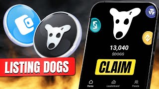 🚨 AIRDROP DOGS  LISTINGS OFFICIELS  COMMENT CLAIM  LE SUPPLY [upl. by Ahsiemak852]