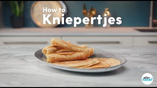 Kniepertjes bakken  recept  Allerhande [upl. by Aicatsana]