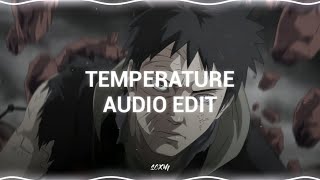 Temperature  sean paul Audio Edit [upl. by Judon]