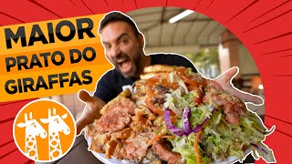 O MAIOR ALMOÇO DO GIRAFFAS 10 PRATOS  55KG [upl. by Ayetal]