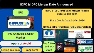 IDFCbankmergerDiffusionIPOtamilTatamotorHBDNTPCGreenAtherSwiggyHyundaiNiftyTamil [upl. by Fonda226]