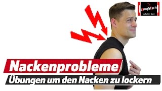 Nackenschmerzen  HWS Syndrom  Diese Übungen helfen [upl. by Llyrat]