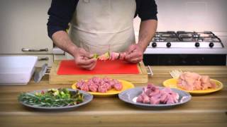 Spiedini di Carne  Meat skewers nel forno a legna [upl. by Loram]