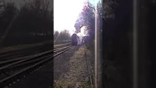 70013 leaving Ramsbottom Station on the east lancs railway in 2010 heading for Rawtenstall [upl. by Ellocin]