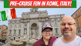 Pre Cruise Food and Fun NCL Breakaway Italy amp Greek Isles Cruise 2023 Welcome to Rome [upl. by Zenia]