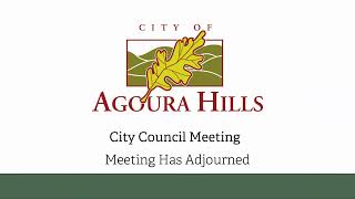 Agoura Hills City Council Meeting 9252024 [upl. by Shayn]