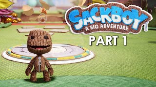 SACKBOY A BIG ADVENTURE Gameplay Walkthrough Part 1 PlayStation 5 4K 60fps [upl. by Sigfried685]