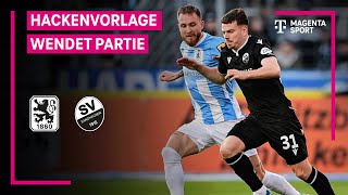 TSV 1860 München  SV Sandhausen Highlights mit LiveKommentar  3 Liga  MAGENTA SPORT [upl. by Ridley]