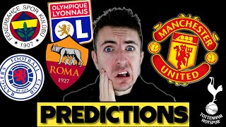 My 2425 Europa League PREDICTIONS [upl. by Ymarej]