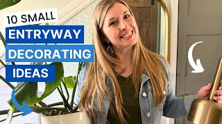 10 Small Entryway Decorating Ideas How to Decorate a Small Entryway [upl. by Reyam229]