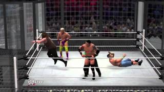 WWE 13 Online Match 20 Elimination Chamber No CAWs [upl. by Oralee460]