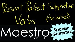 How to form the PRESENT PERFECT SUBJUNCTIVE in Spanish [upl. by Enhpad307]