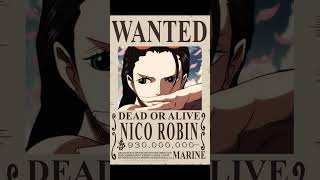 Every Strawhats Wanted Poster onepiece anime [upl. by Atrahc283]