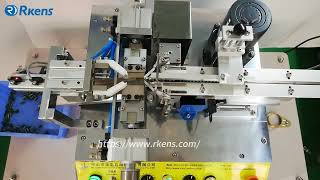 RS901K Semi automatic capacitor trimming and preforming machine [upl. by Onaivatco]