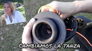 Como cambiar la tanza de desmalezadora Stihl facil [upl. by Eindys]