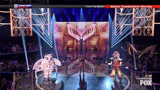 The Masked Singer 11 Poodle Moth vs Gumball Smackdown with If I Could Turn Back TIme [upl. by Nilcaj860]