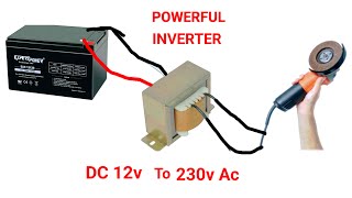 how to make powerful inverter 12v to 230v ac  powerful inverter 12v to 230v ac inverter inverter [upl. by Miharba]