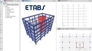 ETABS  03 Introductory Tutorial Concrete Watch amp Learn [upl. by Eeniffar101]