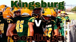 Kingsburg vs Coalinga [upl. by Oralla]