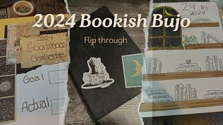 2024 Bookish Bujo Flip Through [upl. by Desiri]