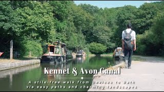 Walking the Kennet and Avon Canal from Devises to Bath  Easy UK Walking Holidays with Contours [upl. by Molini]