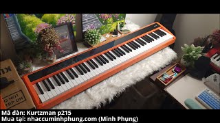 Review Piano điện giá rẻ cho người mới học Kurtzman P215 [upl. by Alonzo]