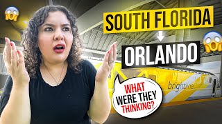 Brightline Train from South Florida to Orlando Everything You Need To Know [upl. by Ahsenrac]