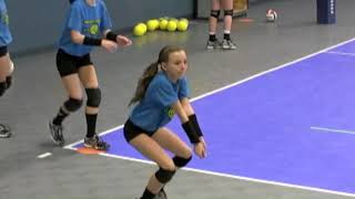 Munciana Peppers Youth Volleyball Training Pt 3 [upl. by Yaral]