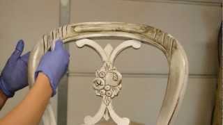 How to antique furniture Distress Stain [upl. by Spiegelman]