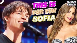 Sofia LOVED Prodigy Alex Sampsons Beautiful Voice  Americas Got Talent 2024 [upl. by Adiaz]