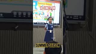 Summer Season Speech 🌞 Best School Talk Show Moment [upl. by Vita]