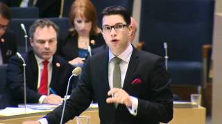 Partiledardebatt Oktober 2011 Jimmie Åkesson SD [upl. by Devitt792]