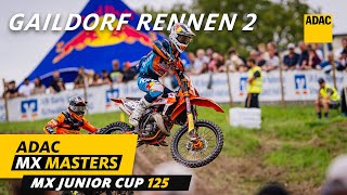 ADAC MX Junior Cup 125 Gaildorf  Rennen 2  ADAC Motorsports [upl. by Itsa]