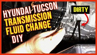 How to Transmission Fluid Change on Hyundai Tucson 2016 and Newer [upl. by Ettenirt]